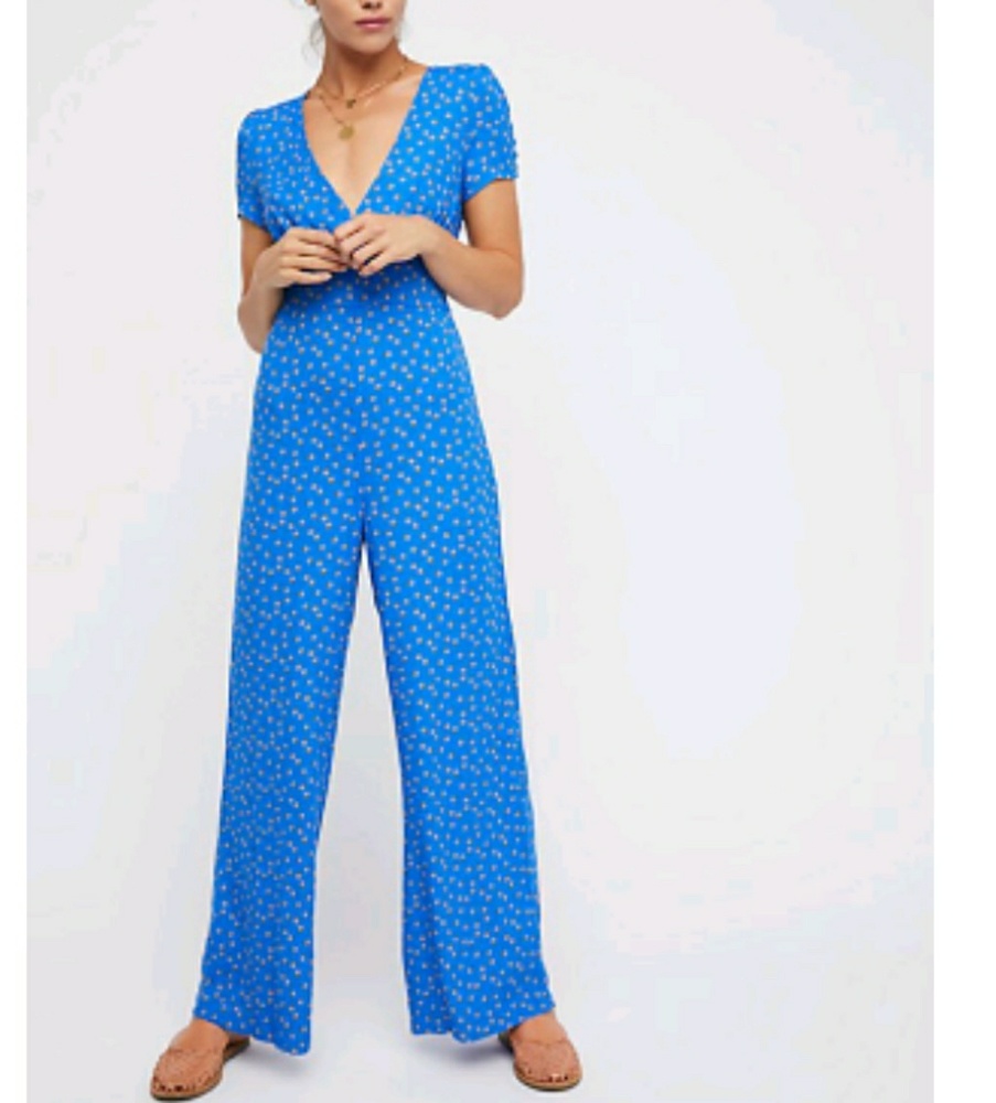 ❎sold❎Free People Mia Jumpsuit - Picture 1 of 8
